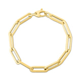 14k Gold Paper Clip Chain - Lexie Jordan Jewelry