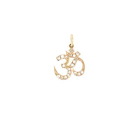Diamond Om Charm - Lexie Jordan Jewelry