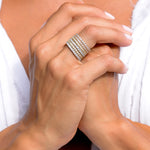 Diamond Eternity Band 18K Gold Natural Diamonds Lexie Jordan Jewelry
