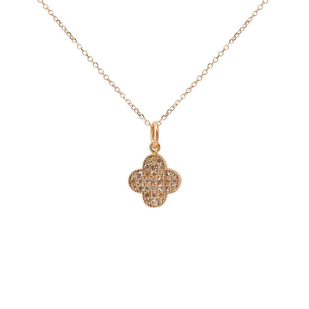 Lexie Jordan Jewelry Clover Charm Necklace | Quatrefoil Design