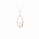 Diamond Hamsa Charm - Lexie Jordan Jewelry