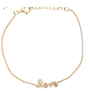 Diamond Script Love Bracelet - Lexie Jordan Jewelry