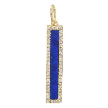 Gemstone Diamond Pendant - Lexie Jordan Jewelry
