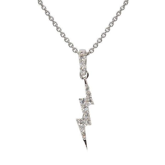 Diamond lightning bolt pendant Clearance