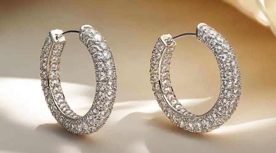 Diamond Hoop Earrings:  The Perfect Blend of Elegance and Sparkle - Lexie Jordan Jewelry