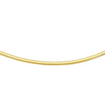 14K 4mm Classic Omega - Lexie Jordan Jewelry