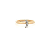 I Love You to the Moon and Back Stacking Rings | 14K Gold | Diamonds