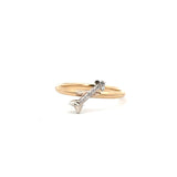 I Love You to the Moon and Back Stacking Rings | 14K Gold | Diamonds