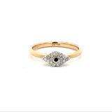 I Love You to the Moon and Back Stacking Rings | 14K Gold | Diamonds