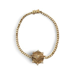 Charisma Medallion Curb Bracelet - Lexie Jordan Jewelry