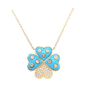 Clover DImond Necklace - Lexie Jordan Jewelry