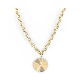 Elegant Gold Pendant with Diamond Accent - Lexie Jordan Jewelry