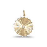 Elegant Gold Pendant with Diamond Accent - Lexie Jordan Jewelry