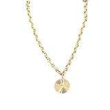 Elegant Gold Pendant with Diamond Accent - Lexie Jordan Jewelry