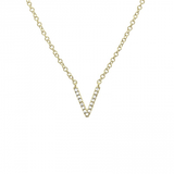 Diamond Initial Necklace