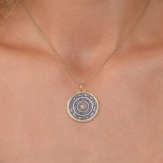 24k Gold Zodiac Pendant - Lexie Jordan Jewelry