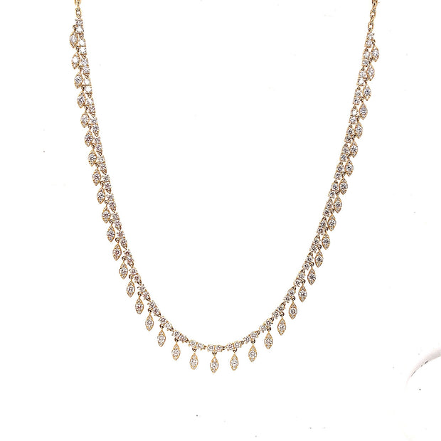 Dangling Diamomd Necklace - Lexie Jordan Jewelry