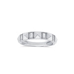 Diamond Baguette Pyramid Band - Lexie Jordan Jewelry
