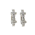 Diamond Cluster Huggies - Lexie Jordan Jewelry