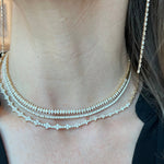 Diamond Cluster Necklace - Lexie Jordan Jewelry