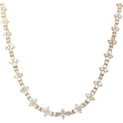 Diamond Cluster Necklace - Lexie Jordan Jewelry