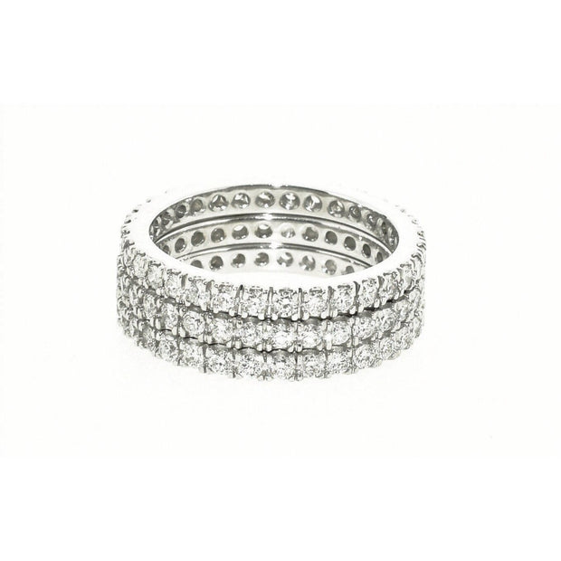 Diamond Eternity Band 18K Gold Matched Diamonds - Lexie Jordan Jewelry