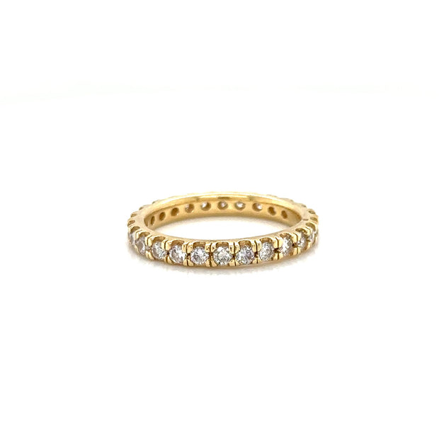 Diamond Eternity Band 18K Gold Natural Diamonds - Lexie Jordan Jewelry