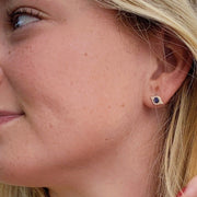 Diamond Evil Eye Earrings - Lexie Jordan Jewelry