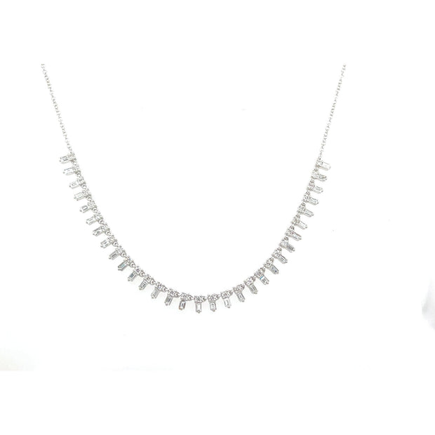 Diamond Fringe Necklace - Lexie Jordan Jewelry