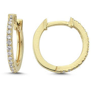 Diamond Hoop Earring - Lexie Jordan Jewelry