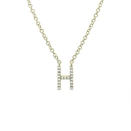 Diamond Initial Necklace - Lexie Jordan Jewelry
