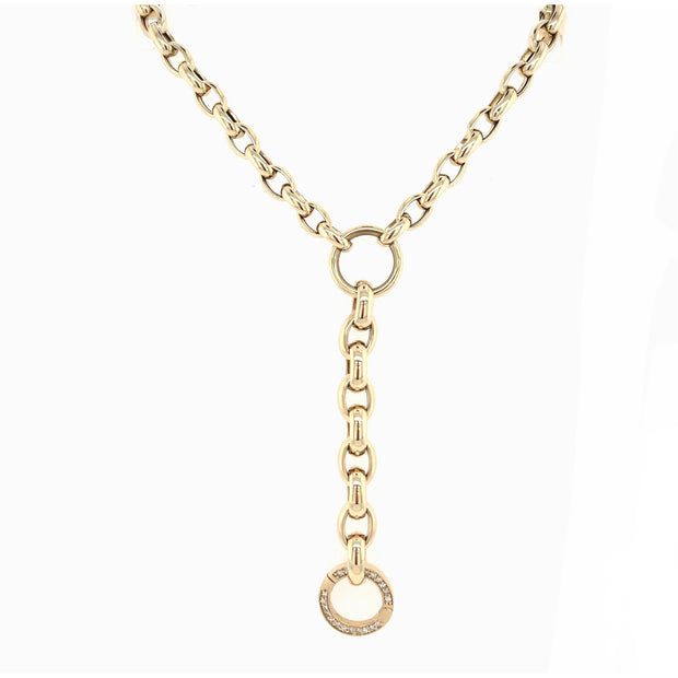 Diamond round lock | Enhancer - Lexie Jordan Jewelry