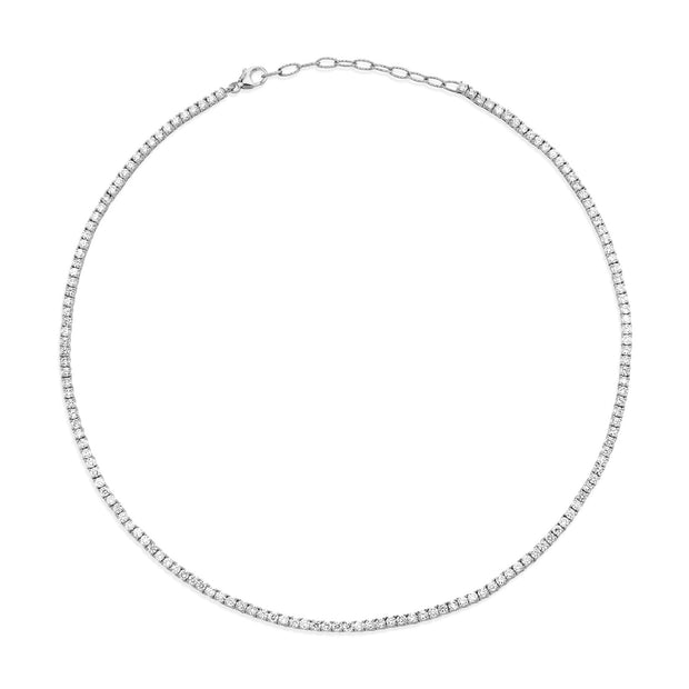 Diamond Tennis Choker| 14k Gold - Lexie Jordan Jewelry