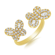 Double Butterfly Diamond Ring - Lexie Jordan Jewelry