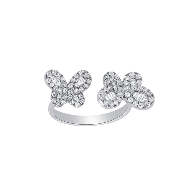 Double Butterfly Diamond Ring - Lexie Jordan Jewelry