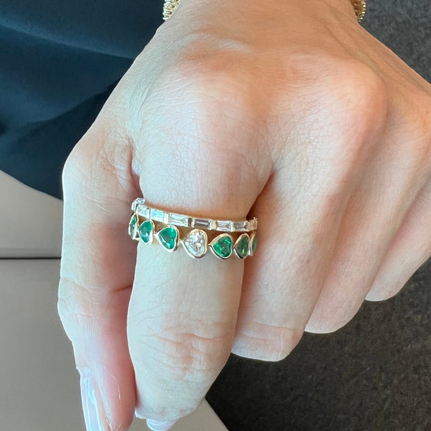 East West Baguette Diamond Ring - Lexie Jordan Jewelry