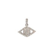 Elegant Evil Eye Charm Necklace | 14K Gold | Micro-Pave Diamonds - Lexie Jordan Jewelry