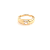 Emerald Cut Diamond Dome Ring - Lexie Jordan Jewelry