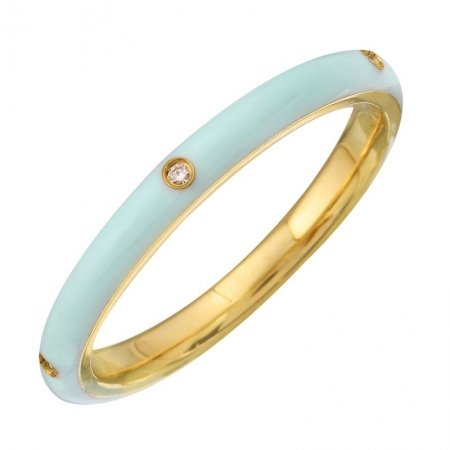 Enamel gold ring - Lexie Jordan Jewelry