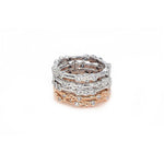 Flower Stacking Rings | 14K Gold | Your Choice of Stones - Lexie Jordan Jewelry
