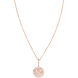 Gold Circle Necklace | Pave Diamonds - Lexie Jordan Jewelry