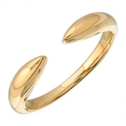 Gold claw ring solid 14K - Lexie Jordan Jewelry