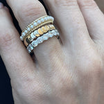 Gold Rope and Pearl Ring - Lexie Jordan Jewelry