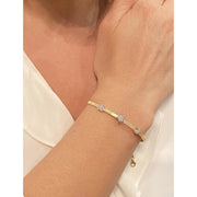 Gold Star, Heart, and Moon Diamond Bracelet - Lexie Jordan Jewelry