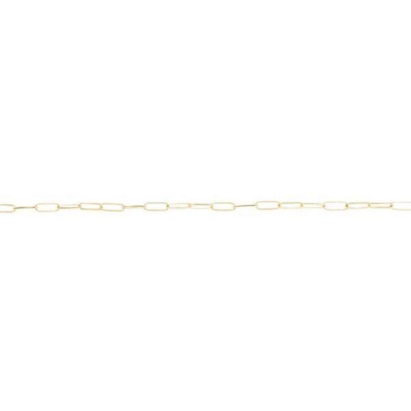 Hand Made Paper Clip Link 14k Gold Necklace - Lexie Jordan Jewelry