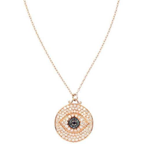 Large Diamond Round Rose Gold Diamond Eye - Lexie Jordan Jewelry