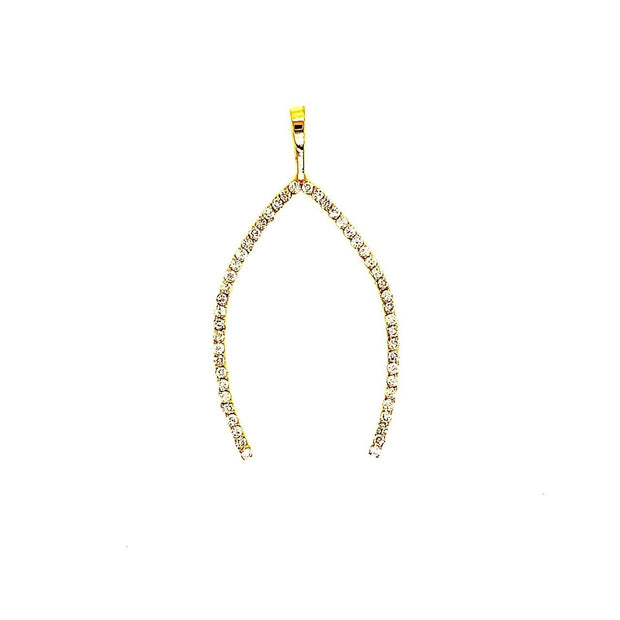 Large Diamond Wishbone - Lexie Jordan Jewelry