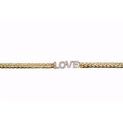 Love ID Bracelet | Diamonds | 14K Gold Cuban Link Chain - Lexie Jordan Jewelry