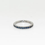 Multi-Color Stacking Eternity Bands | Gold | Precious Gemstones - Lexie Jordan Jewelry