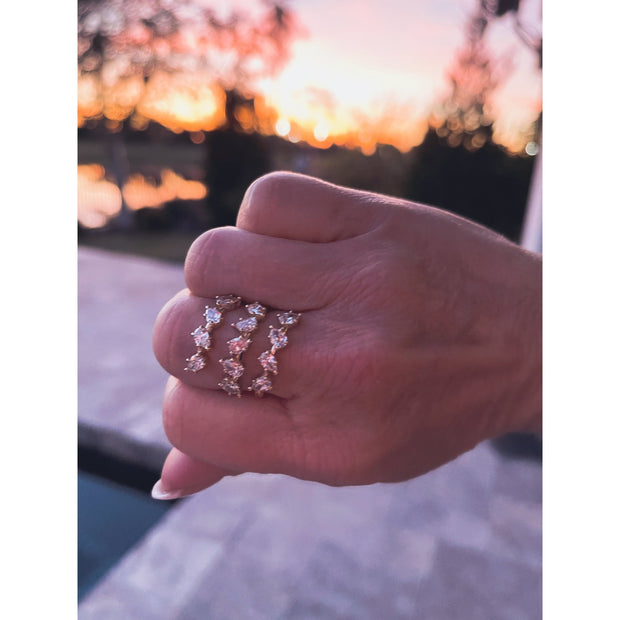 New Diamond Spiral Pear - Lexie Jordan Jewelry